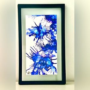 Amazing alcohol ink art, makes great modern decor